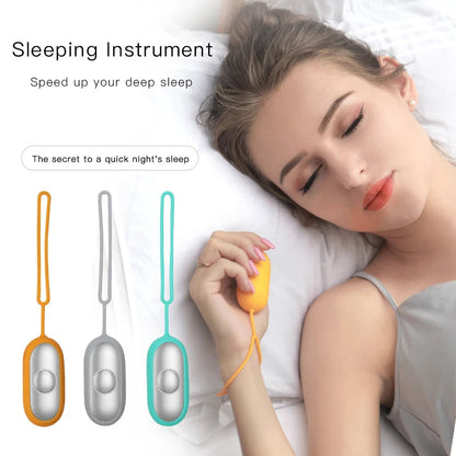Hand Held Ergonomic Sleep Aid Machine Portable USB Rechargeable Sleep Aid Instrument for Improve Sleep Relief Anxiety