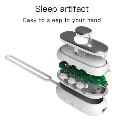 Hand Held Ergonomic Sleep Aid Machine Portable USB Rechargeable Sleep Aid Instrument for Improve Sleep Relief Anxiety
