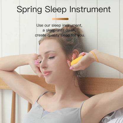 Hand Held Ergonomic Sleep Aid Machine Portable USB Rechargeable Sleep Aid Instrument for Improve Sleep Relief Anxiety