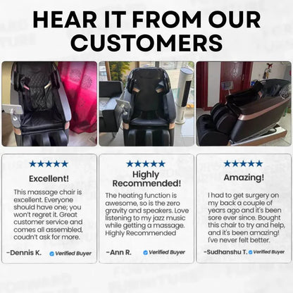 Bliss Leather Heated Massage Chair