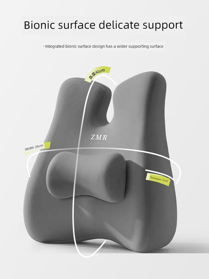 Ergonomic Memory Foam Seat Cushion – Relieve Pressure & Back Pain | Ideal for Office, Study & Long Sitting Comfort