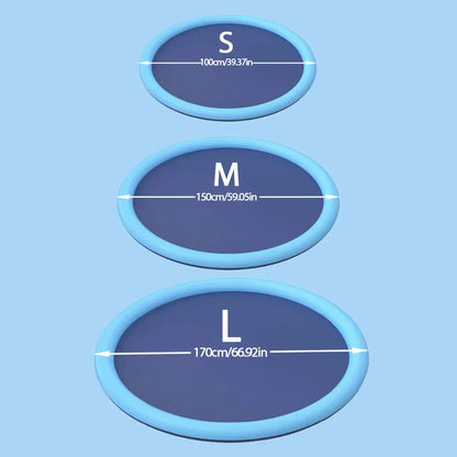 100/150/170cm Summer Pet Sprinkler Pad Cooling Mat Swimming Pool Inflatable Water Spray Pad Summer Cool Dog Bathtub for Dogs