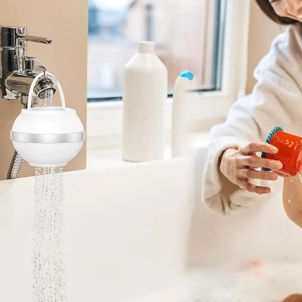 Bath Ball Filter BPA Free Bathtub Water Filter Remove Chlorine Improve Water Quality 8 Stages for Softer Smoother Skin