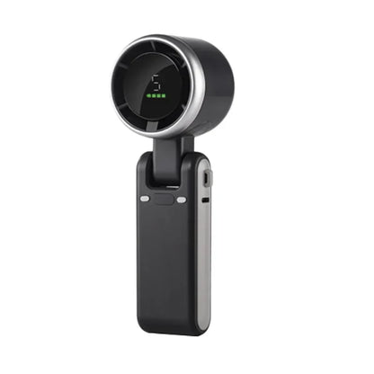 2025 New Hanging Neck Outdoor 180 Degree Folding Desktop Mini Fan Hand-held Folding High-speed Powerful Turbo Fan
