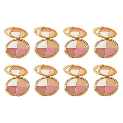 ⛪Last 3 hours 60% off⏰eye & cheek palette - eyeshadow and highlighter makeup (with Detachable Brush)
