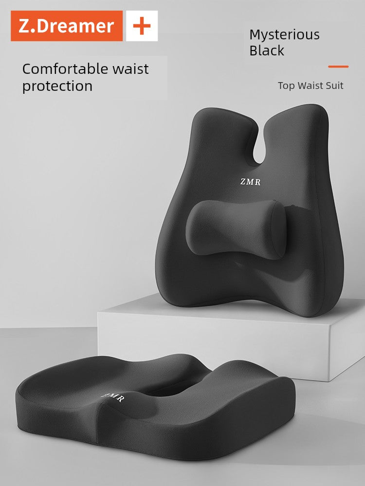 Ergonomic Memory Foam Seat Cushion – Relieve Pressure & Back Pain | Ideal for Office, Study & Long Sitting Comfort