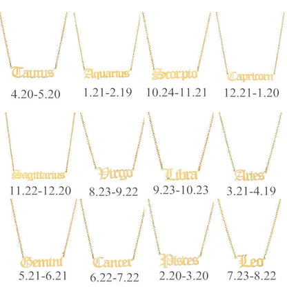 Star Sign Necklace